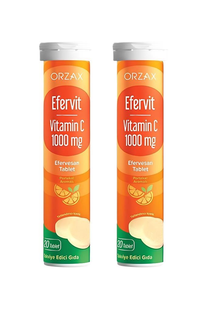 Ocean Efervit Vitamin C 1000 mg 20 Efervesan Tablet + 20 Tablet - İkincisi %50 İndirimliOcean Efervit Vitamin C 1000 mg 20 Efervesan Tablet + 20 Tablet - İkincisi %50 İndirimliOcean