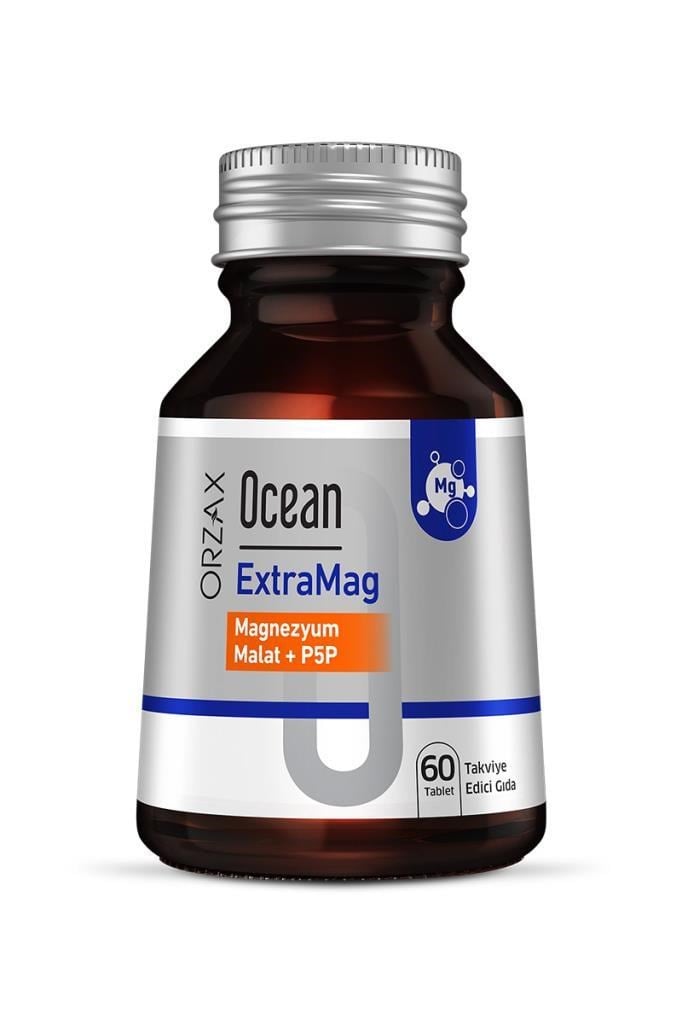 Ocean Extramag Magnezyum Malat + P5P 60 TabletOcean