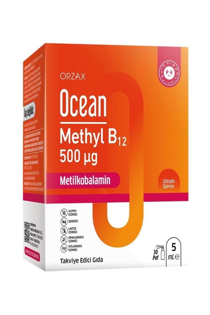 Ocean Methyl B12 500 mcg Dilaltı Sprey 5 ml | Hızlı KargoOcean Methyl B12 500 mcg Dilaltı Sprey 5 mlOcean