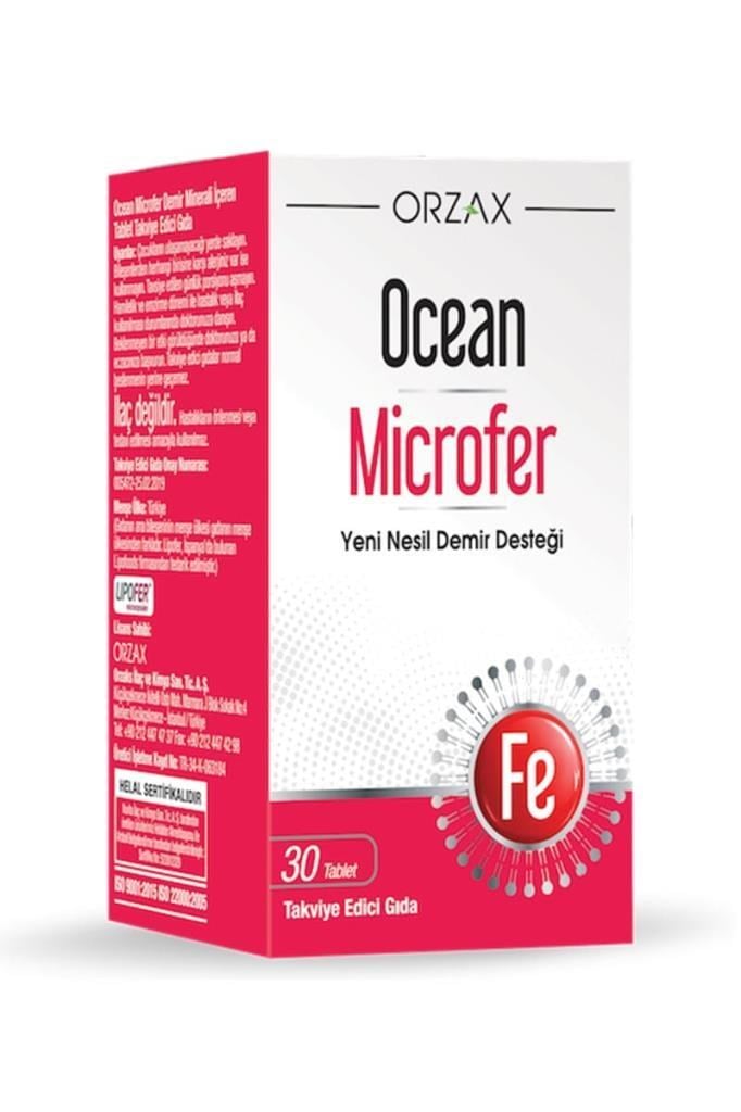 Demir Takviyesi Ocean Microfer 30 Tablet | Hızlı KargoOcean Microfer 30 TabletOcean