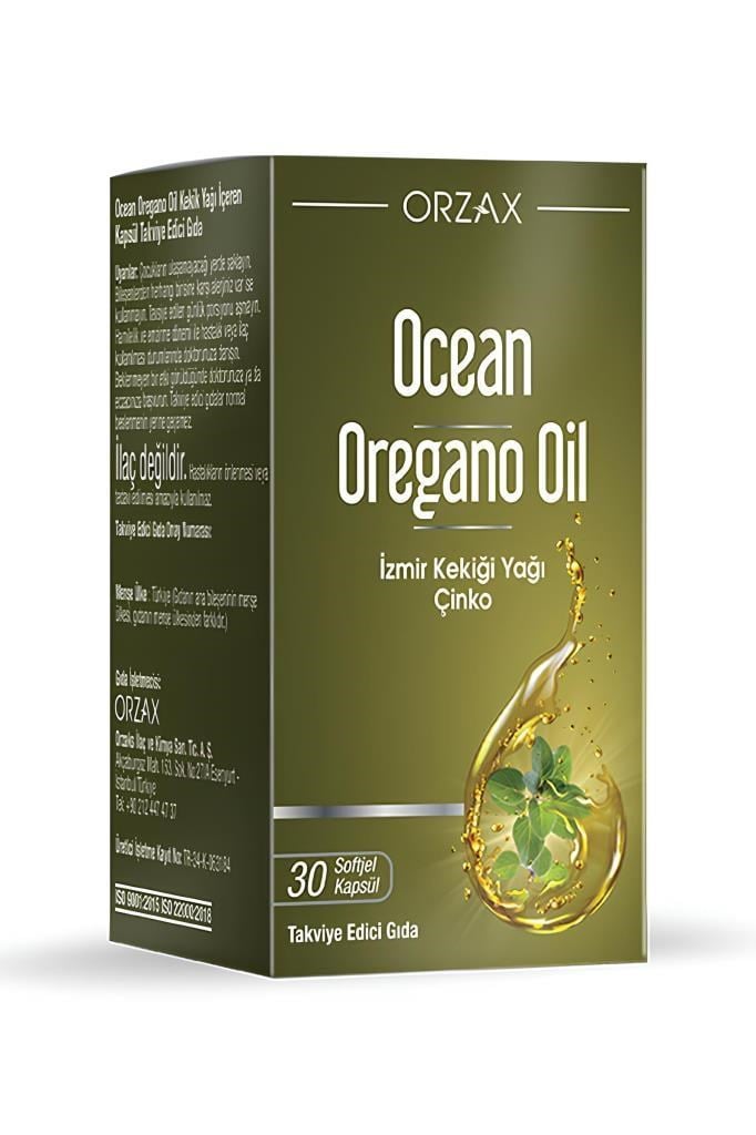 Ocean Oregano Oil 30 Kapsül İzmir Kekiği Takviye | Hızlı KargoOcean Oregano Oil 30 KapsülOcean