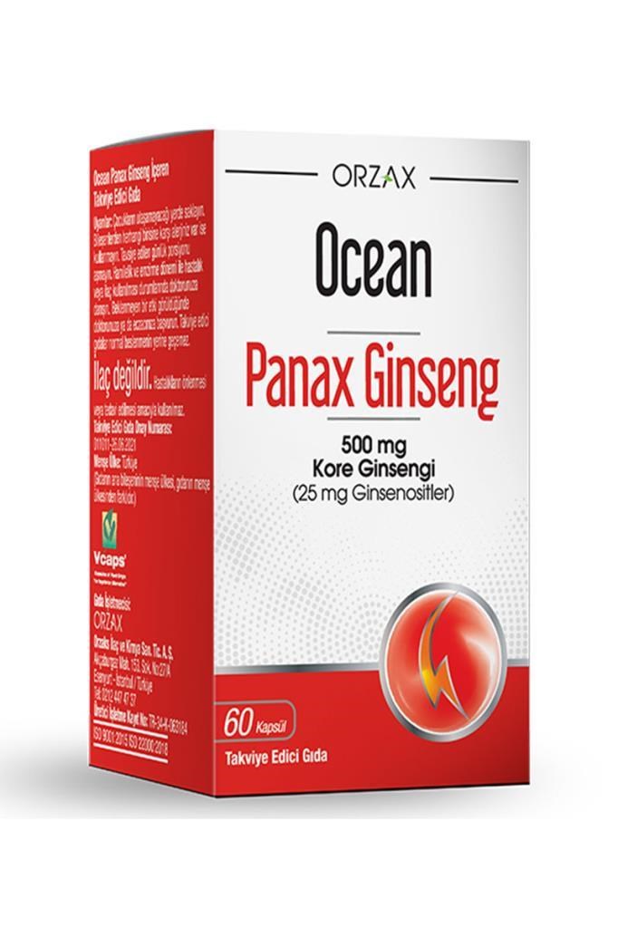 Ocean Panax Ginseng 500 mg 60 KapsülOcean Panax Ginseng 500 mg 60 KapsülOcean