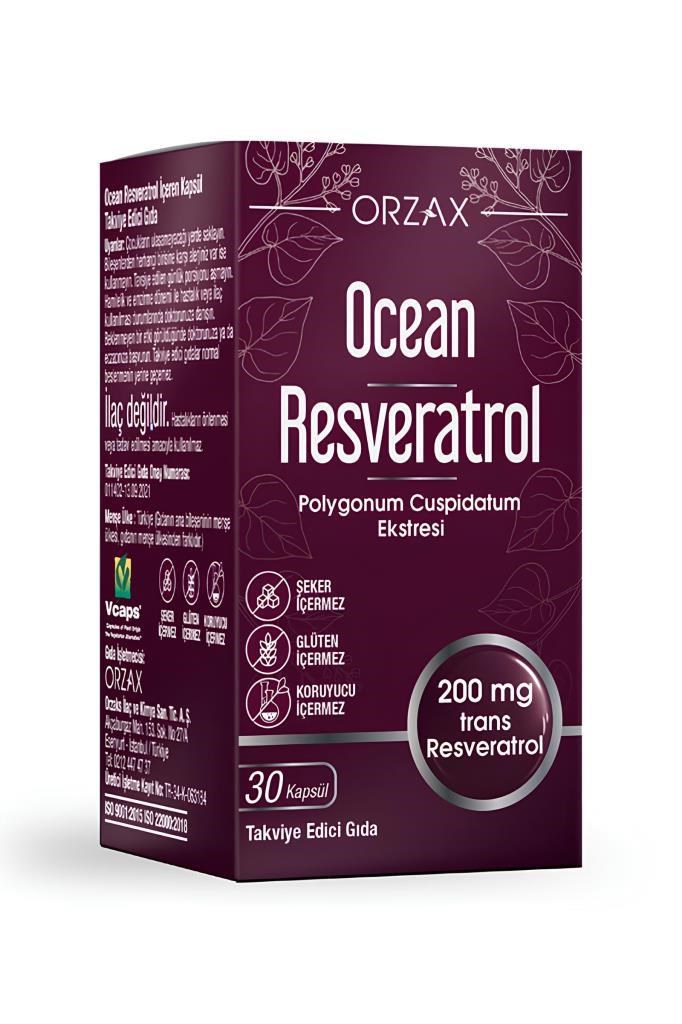 Ocean Resveratrol 200 mg 30 KapsülOcean Resveratrol 200 mg 30 KapsülOcean