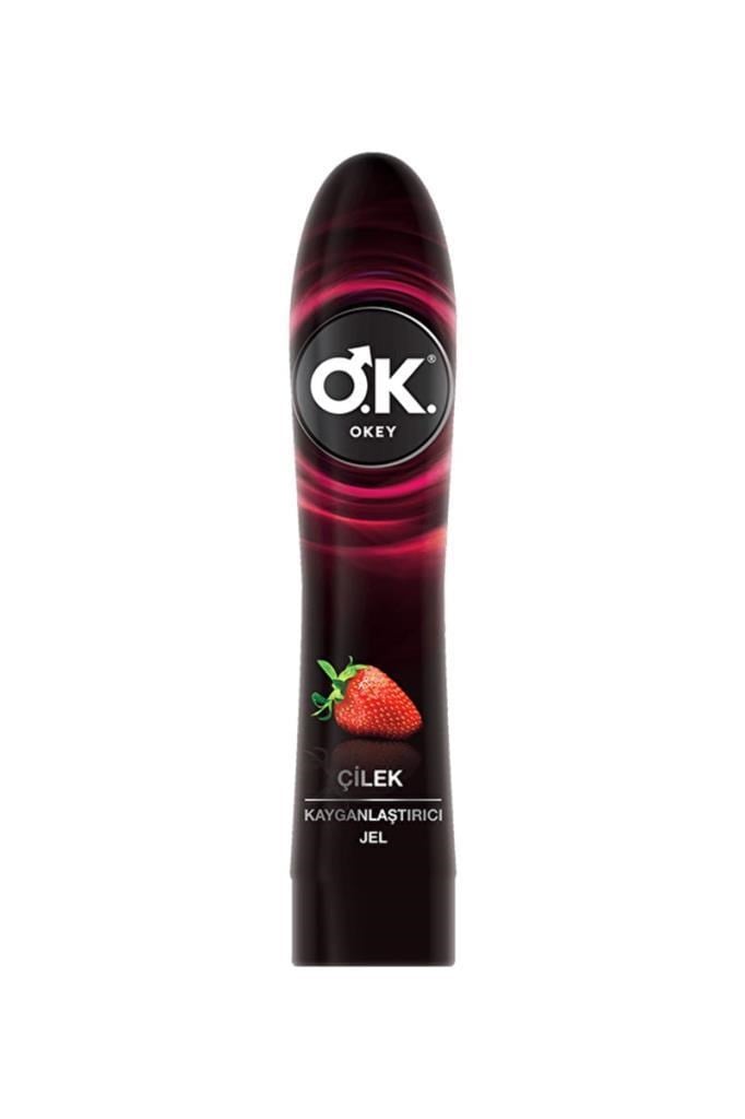 Okey Çilek Su Bazlı Kayganlaştırıcı Jel 100 mlOkey Çilek Su Bazlı Kayganlaştırıcı Jel 100 mlOkey