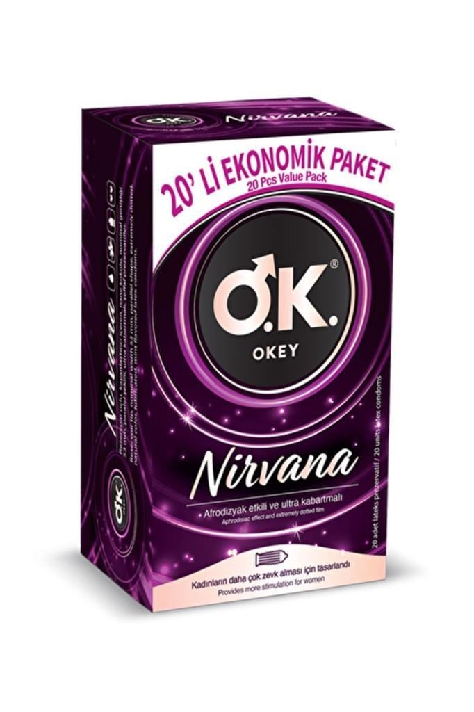 Prezervatif Okey Nirvana 20'li Nane KokuluOkey Nirvana 20li PrezervatifOkey