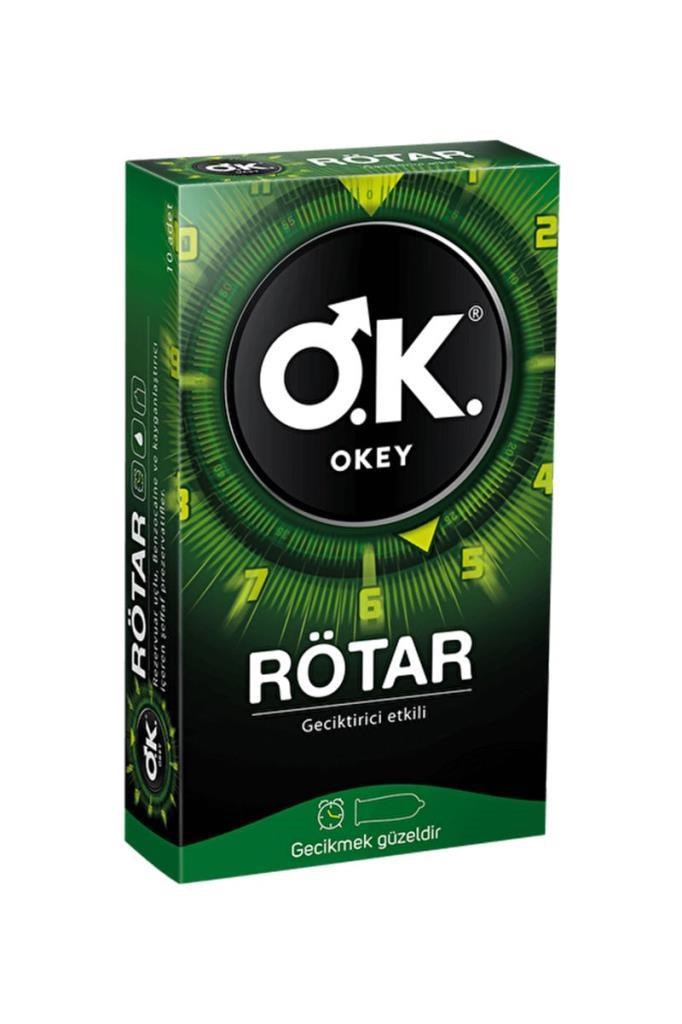 Okey Rötar 10’lu Prezervatif Geciktirici | Uzun HazlarOkey Rötar 10lu PrezervatifOkey