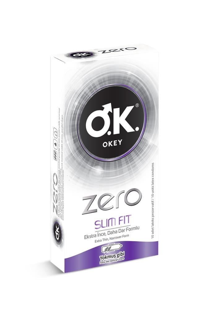 Okey Zero Slim Fit 10lu Prezervatif - Ekstra İnceOkey Zero Slim Fit 10lu PrezervatifOkey