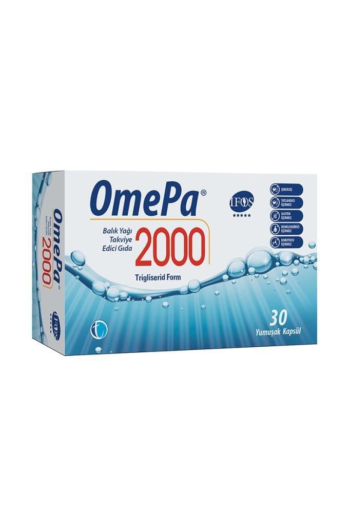 OmePa 2000 30 Yumuşak KapsülOmepa