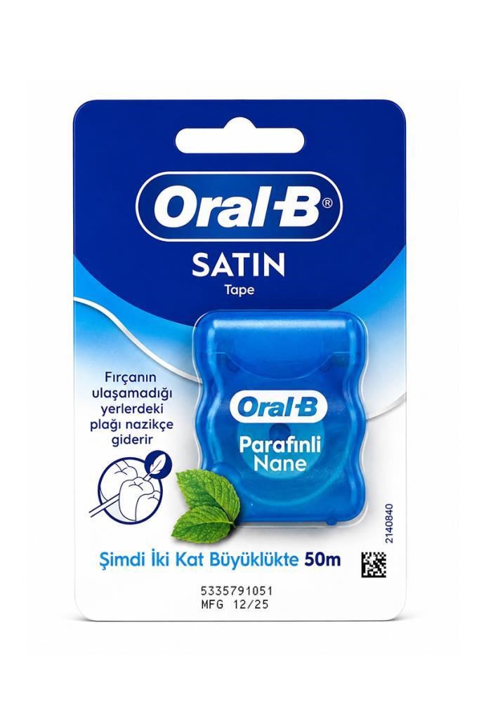 Oral-B Satin Tape Nane Aromalı 50 m Diş İpiOral-B