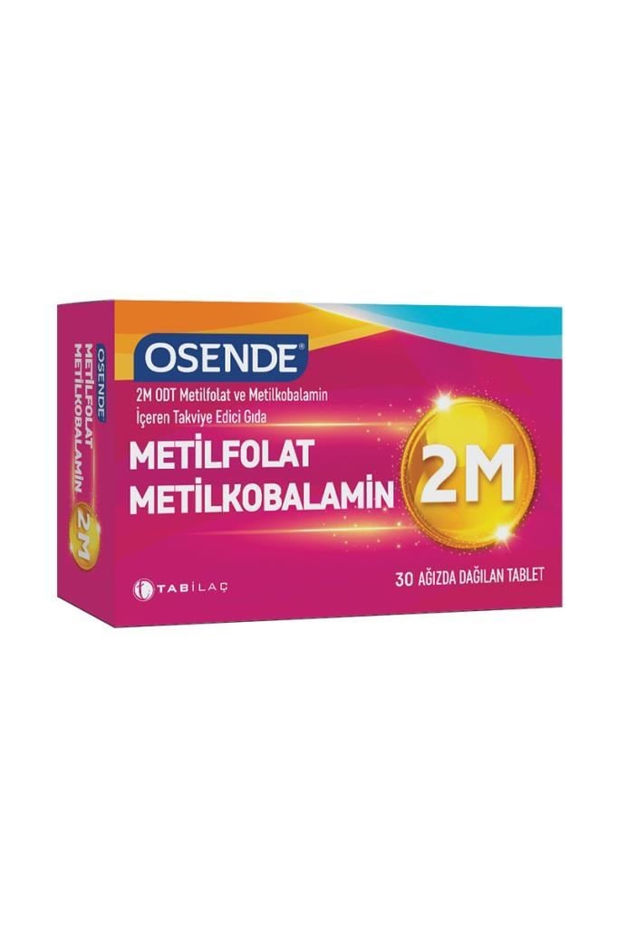 Osende 2M ODT Metilfolat Metilkobalamin 30 TabletOsende 2M ODT Metilfolat Metilkobalamin 30 TabletOsende