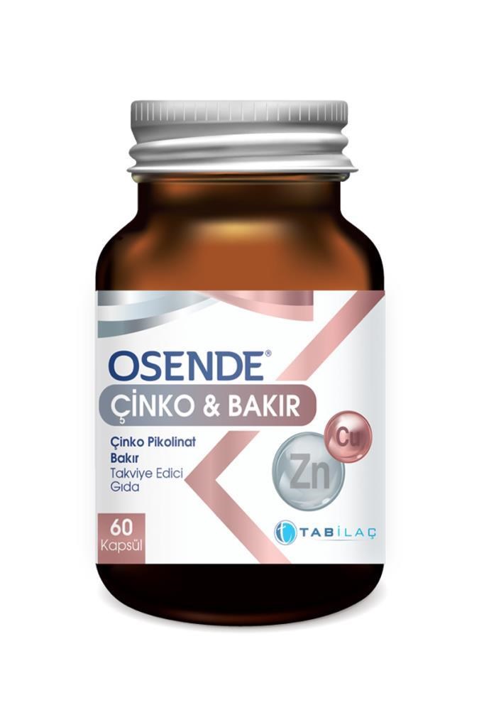 Osende Çinko Bakır 60 KapsülOsende
