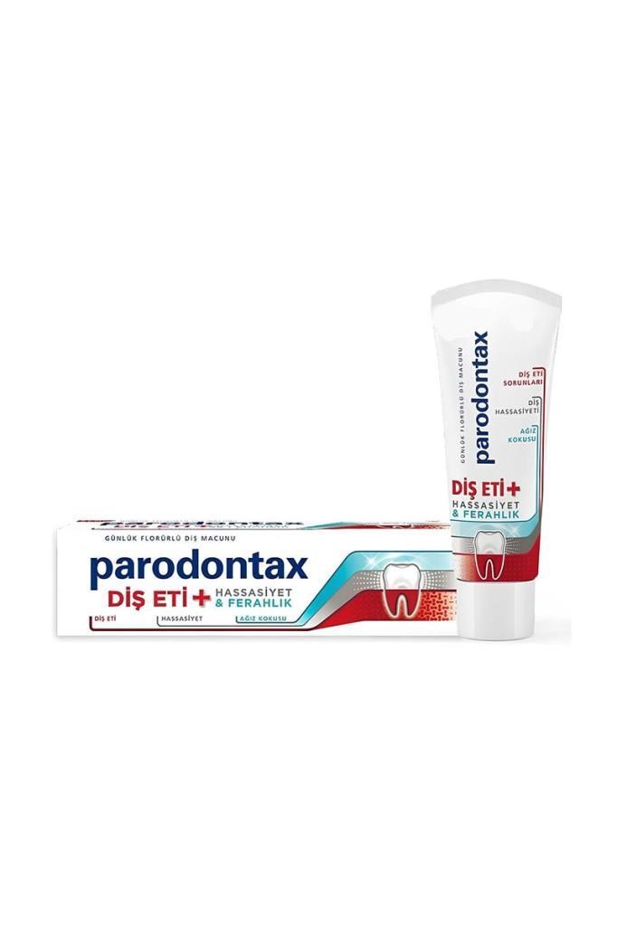 Parodontax Diş Eti Hassasiyet Ferahlatıcı 75 ml Parodontax Diş Eti Hassasiyet ve Ferahlık 75 ml Florürlü Diş MacunuParodontax