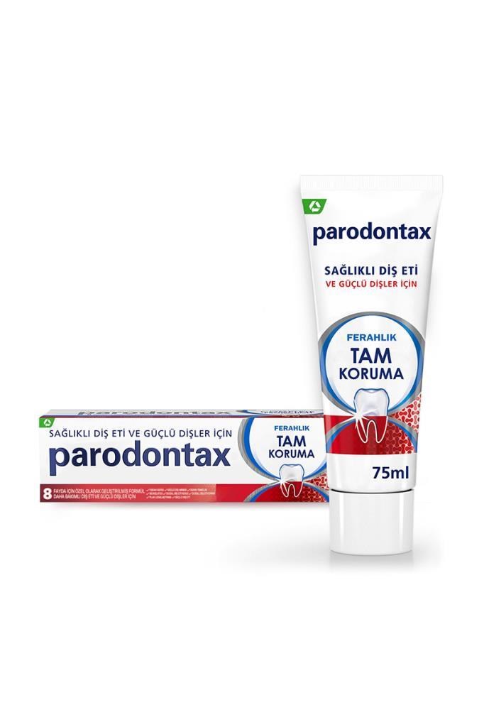 Parodontax Tam Koruma Ferahlık 75 ml Diş Macunu Parodontax Tam Koruma Ferahlık Beyazlatıcı 75 ml Florürlü Diş MacunuParodontax