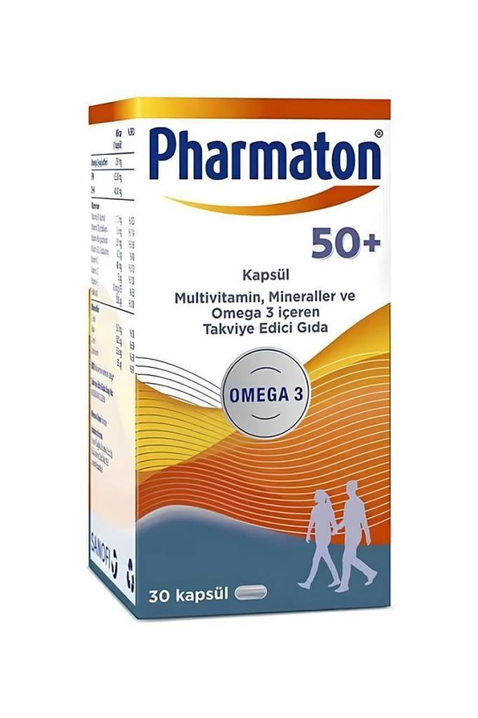 Pharmaton 50 Plus 30 KapsülPharmaton 50 Plus 30 KapsülPharmaton