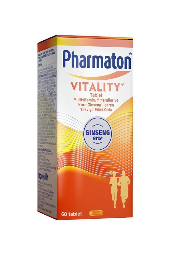 Pharmaton Vitality 60 Tablet Takviye Edici Gıda Pharmaton Vitality 60 TabletPharmaton