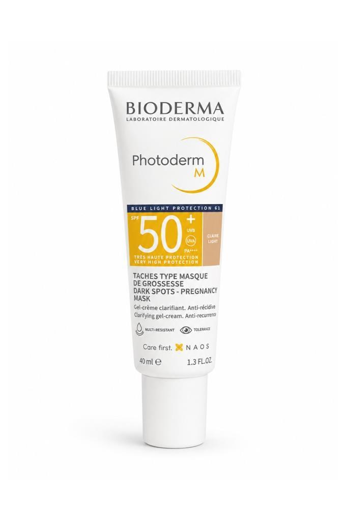 Photoderm M Light SPF50+ Koyu Leke ve Mavi Işığa Karşı Çok Yüksek Korumalı Renkli Yüz Güneş Kremi 40 mlBioderma