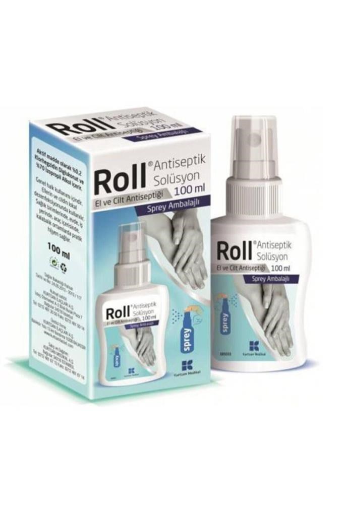 Roll Antiseptik Sprey El Dezenfektanı 100 mlRoll Antiseptik Solüsyon 100 ml Sprey El DezenfektanıRoll