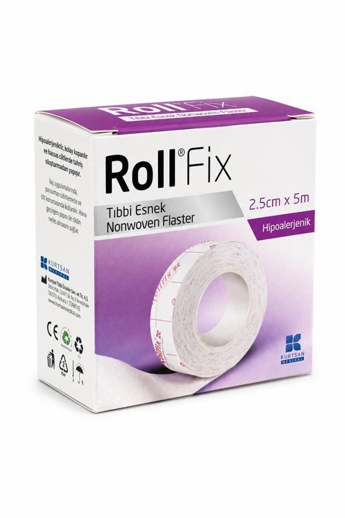 Roll Fix 2.5cm x 5m Esnek FlasterRoll Fix