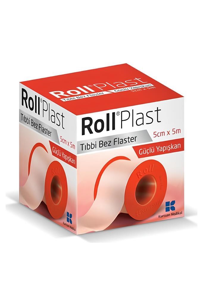 Roll Plast Tıbbi Bez Flaster 5cm x 5mRoll Plast Tıbbi Bez Flaster 5cm x 5mRoll Plast
