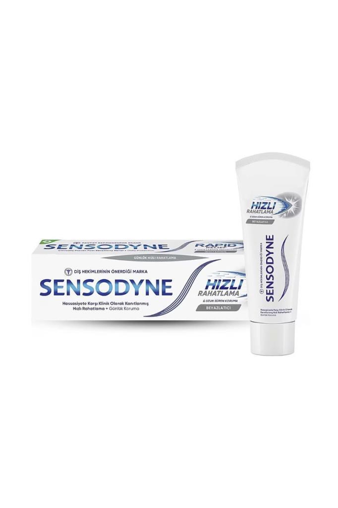 Sensodyne Hızlı Rahatlama Beyazlatıcı 75 ml Sensodyne Diş Macunu Hızlı Rahatlama Beyazlatıcı 75 mlSensodyne