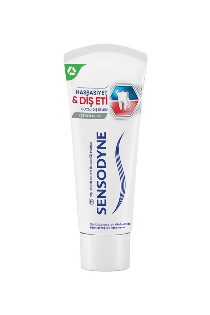 Sensodyne Hassasiyet ve Diş Eti Beyazlatıcı 75 mlSensodyne Hassasiyet ve Diş Eti Beyazlatıcı Diş Macunu 75 mlSensodyne