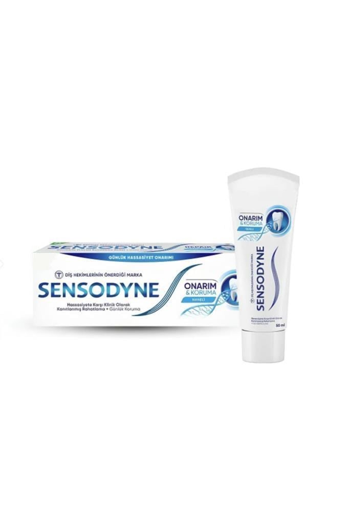 Sensodyne Onarım Koruma Naneli 75 ml Diş Macunu Sensodyne Onarım ve Koruma 75 ml Florürlü Diş MacunuSensodyne