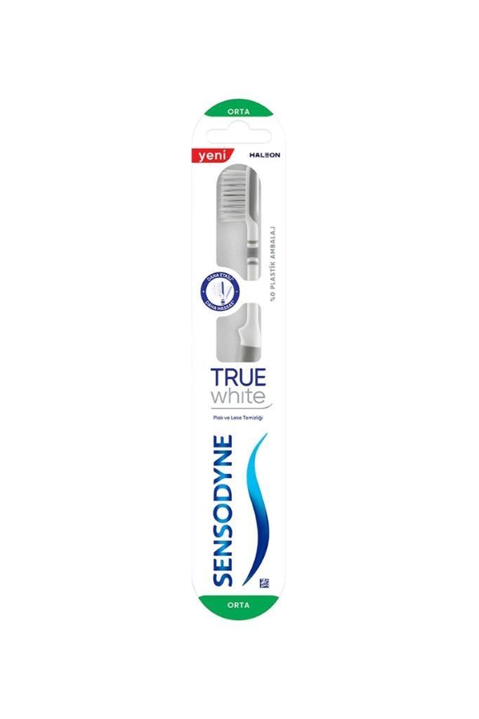 Sensodyne True White Anti Plak Orta Diş FırçasıSensodyne