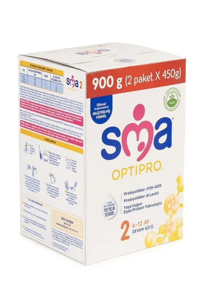 SMA Optipro 2 Probiyotik Devam Sütü 900 grSMA Optipro 2 Probiyotik Devam Sütü 900 grSma