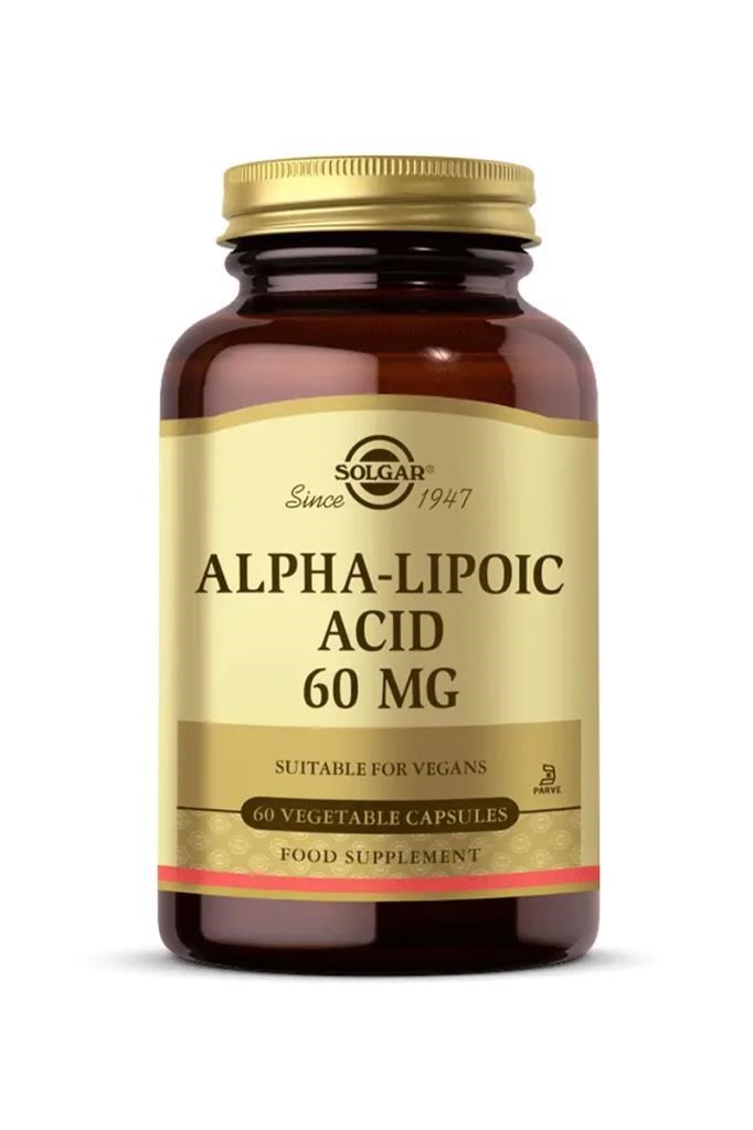 Solgar Alpha Lipoic Acid 60 mg 60 KapsülSolgar Alpha Lipoic Acid 60 mg 60 KapsülSolgar