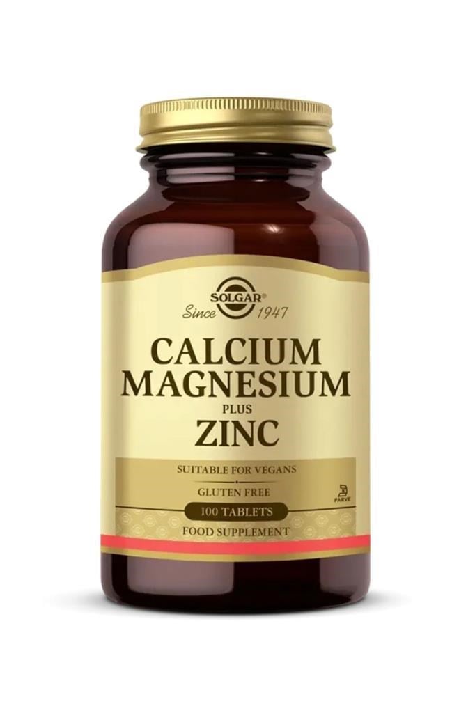 Solgar Calcium Magnezyum Plus Zinc 100 Tablet    Solgar Calcium Magnesium Plus Zinc 100 TabletSolgar