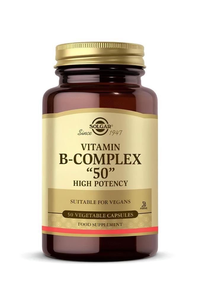Solgar Vitamin B|Complex 50 50 Kapsül | ⚡Enerji    Solgar Vitamin B-Complex 50 50 KapsülSolgar