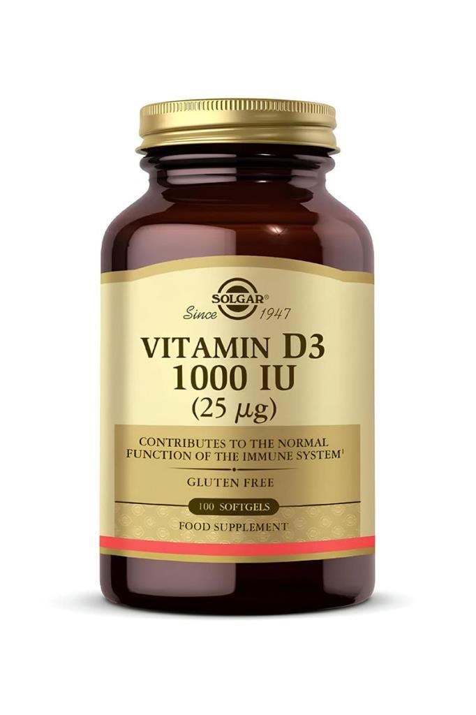 Solgar Vitamin D3 1000 IU 100 Kapsül D Vitamini    Solgar Vitamin D3 1000 IU 100 KapsülSolgar