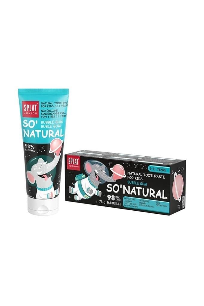Çocuk Diş Macunu | Splat Junior Bubble Gum 55 ml Splat Bubble Gum 6-11 Yaş Florürsüz Çocuk Diş Macunu 55 mlSplat