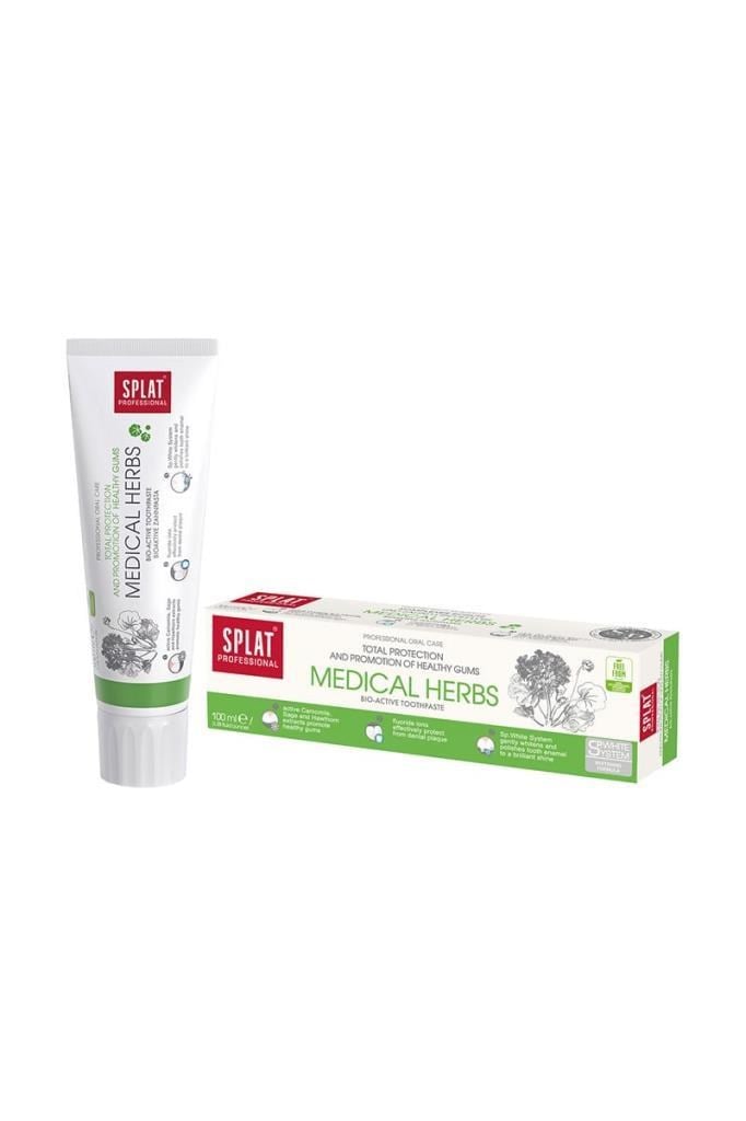 Splat Medical Herbs Florürlü Diş Macunu 100 ml Splat Professional Medical Herbs Florürlü Diş Macunu 100 mlSplat