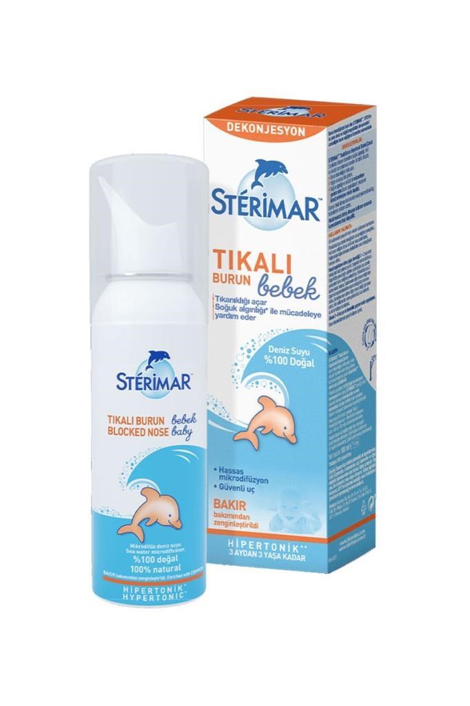 Burun Spreyi Sterimar Hipertonik Baby 100 ml Sterimar Hipertonik Baby Deniz Suyu Burun Spreyi 100 mlSterimar