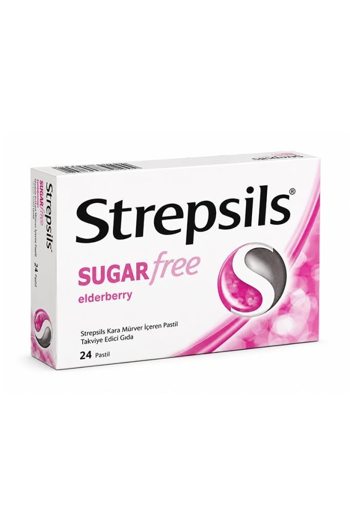 Strepsils Şekersiz Elderberry 24 PastilStrepsils
