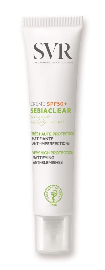 SVR Sebiaclear Spf50+ Krem 40 ml Akneye Eğilimli Yağlı Ciltler İçinSVR Sebiaclear Spf50+ Krem 40 ml Akneye Eğilimli Yağlı Ciltler İçinSVR