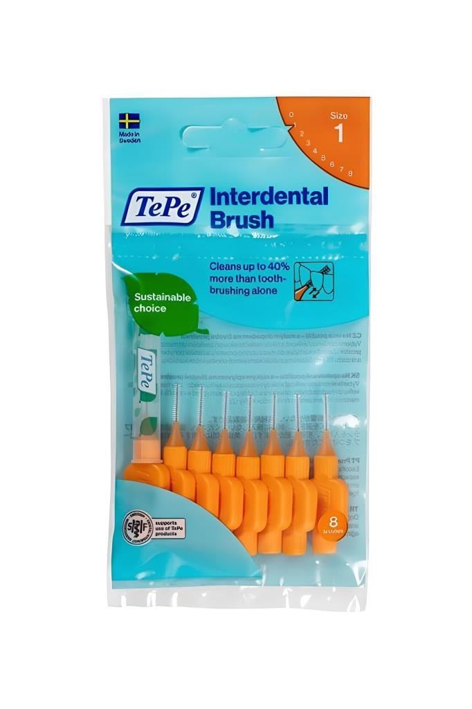 Tepe Arayüz Fırçası Turuncu 0,45 mm 8li FiyatıTepe Arayüz Fırçası Turuncu 0,45 mm 8liTepe