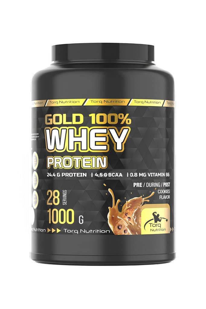 Whey Protein Tozu 1000 g Kurabiye 28+ Servis | Hızlı KargoTorq Nutrition Gold %100 Whey Protein Tozu Kurabiye 1000 Gr - 28 ServisTorq Nutrition