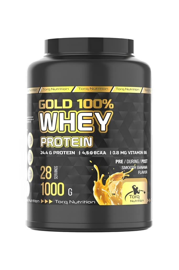 Whey Protein Tozu Torq Nutrition Gold 1000 g Muz | Hızlı KargoTorq Nutrition Gold %100 Whey Protein Tozu Muz 1000 Gr - 28 ServisTorq Nutrition