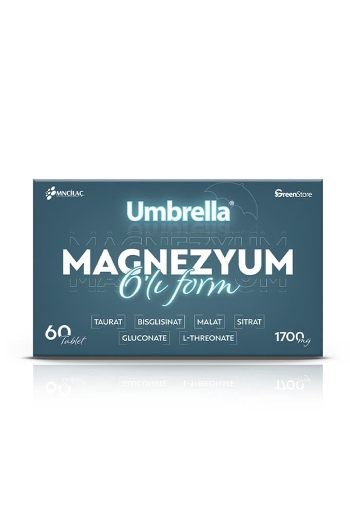 Umbrella Magnezyum 6lı Form 💊 İndirimli FiyatlarUmbrella Magnezyum 6lı FormUmbrella