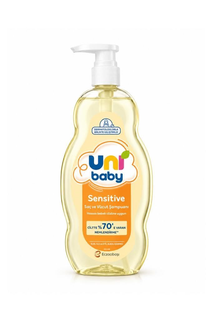 Uni Baby Sensitive Saç ve Vücut Şampuanı 900 mlUni Baby
