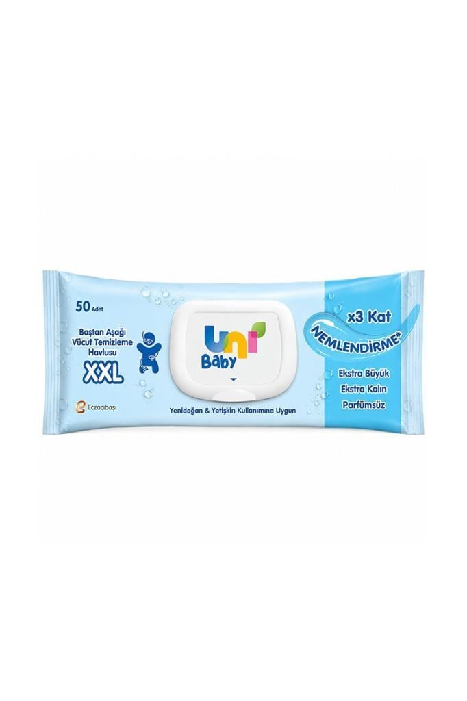 Uni Baby XXL 50 Yaprak Vücut Temizleme HavlusuUni Baby