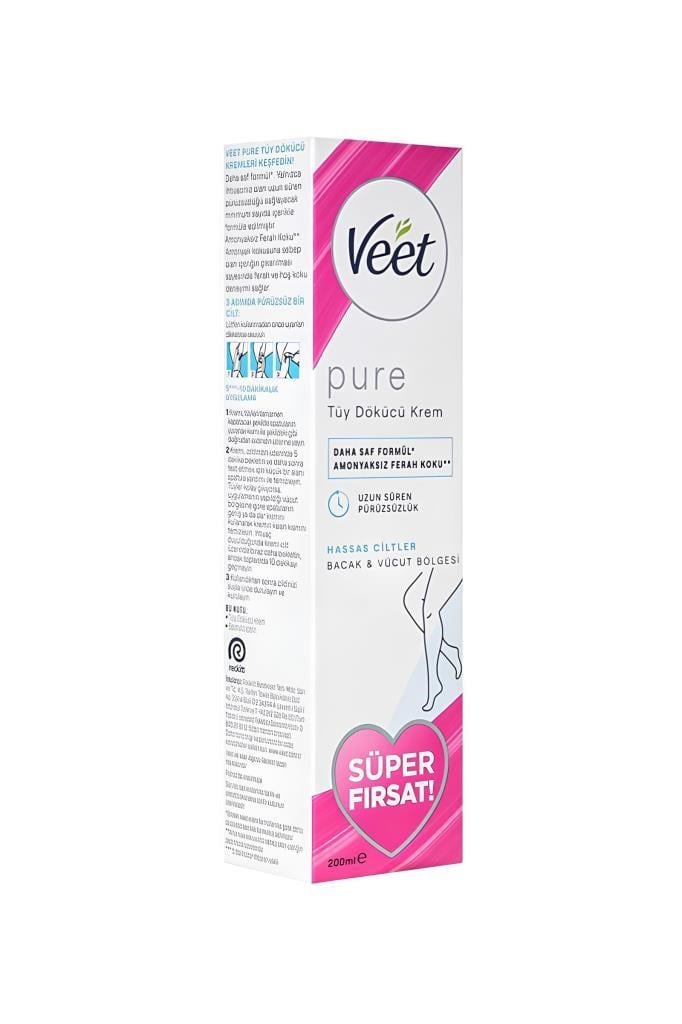 Veet Pure Tüy Dökücü Krem 200 ML  Veet Pure Tüy Dökücü Krem 200 mlVeet