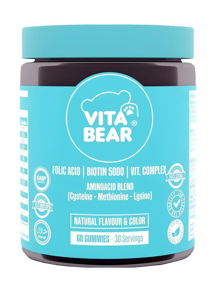 Vita Bear Strong Hair Gummy Vitamin 60lıVita Bear Strong Hair Gummy Vitamin 60lıVita Bear