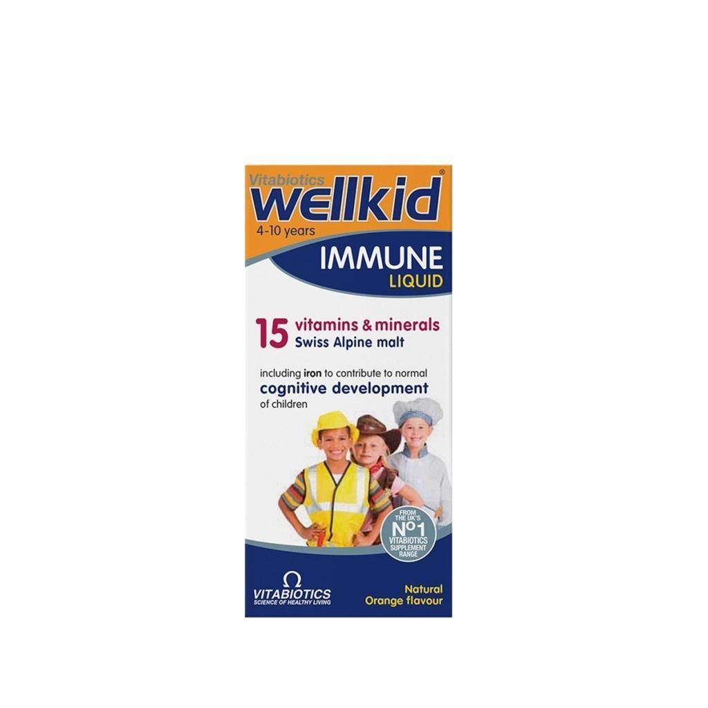 Vitabiotics Wellkid Immune Liquid 150 ml Şurup  Vitabiotics Wellkid Immune Liquid 150 mlVitabiotics
