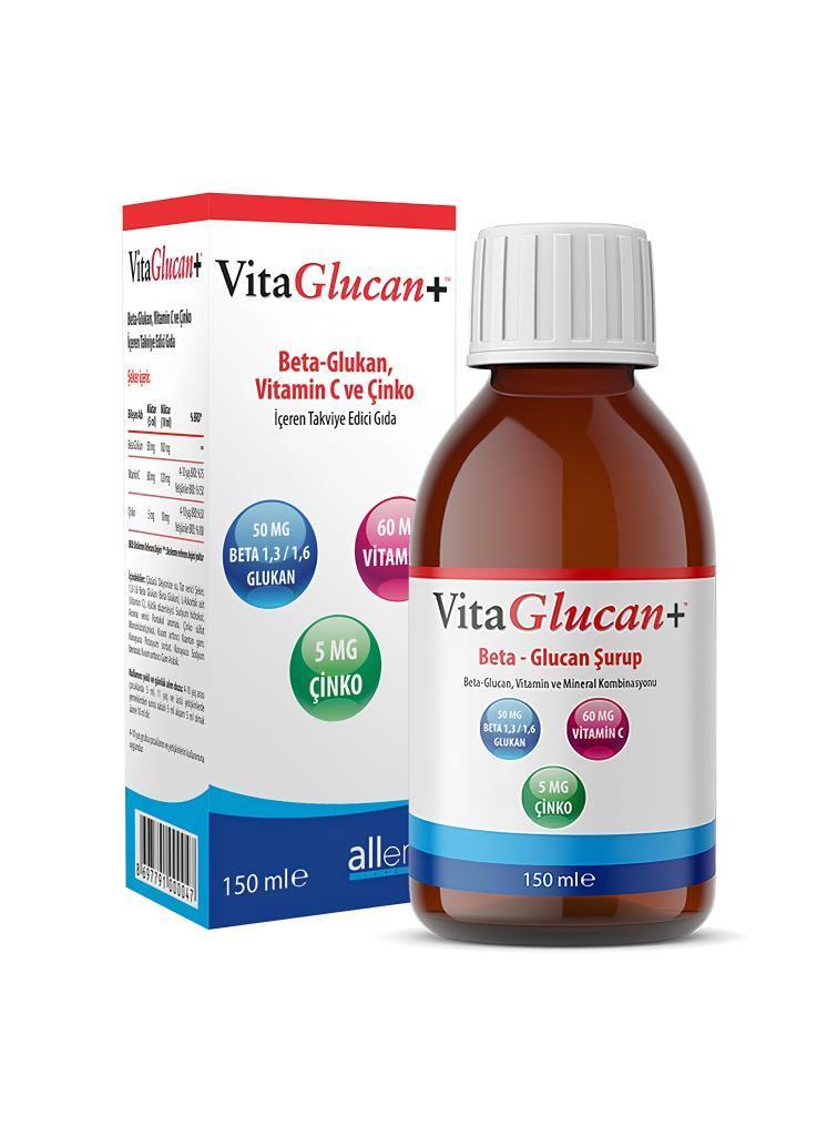 VitaGlucan Beta Glucan & C Vitamini Şurup 150 ml | DevVitrin VitaGlucan Beta Glucan & C Vitamini Şurup 150 mlAllergo