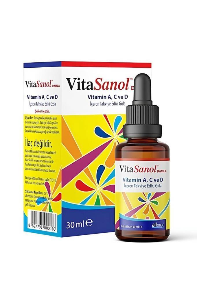 Vitasanol Drops ACD3 Damla 30 ml Vitamin Takviyesi  Vitasanol Drops ACD3 Damla 30 mlVitasanol