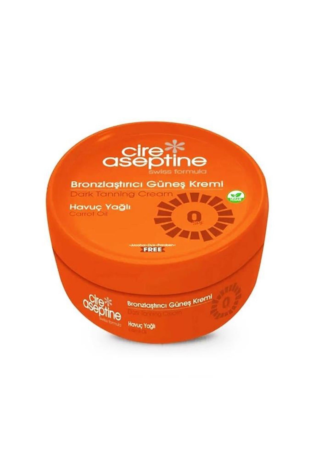 Cire Aseptine Havuç Yağı 200 ml Bronzlaştırıcı Krem