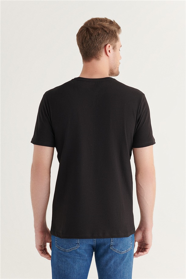 2'li Bisiklet Yaka Düz T-Shirt